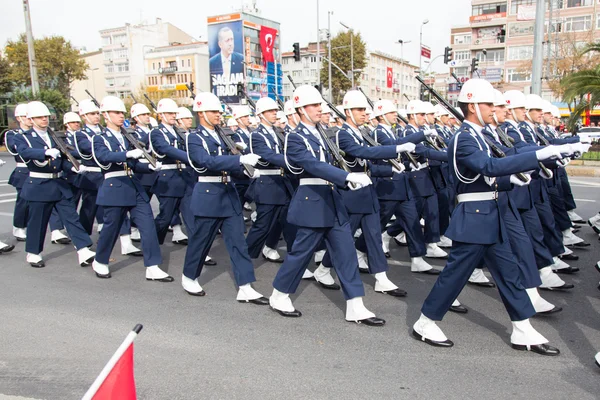 29 oktober viering van de dag van de Republiek van Turkije — Stockfoto