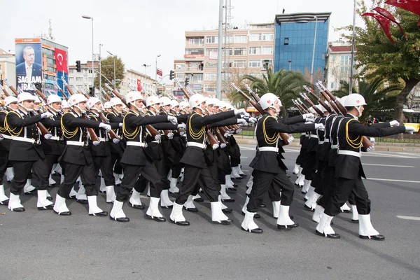 29 oktober viering van de dag van de Republiek van Turkije — Stockfoto