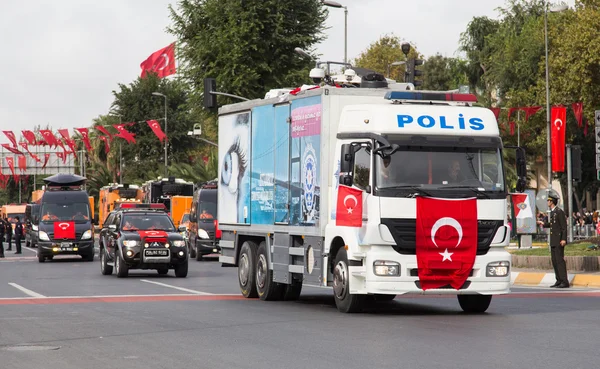 29 oktober viering van de dag van de Republiek van Turkije — Stockfoto