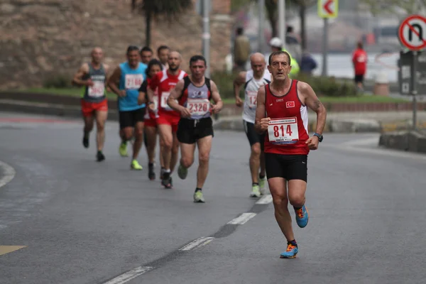 10 Istanbul Halvmarathon — Stockfoto