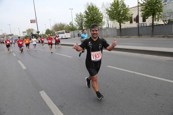 10 Istanbul Halvmarathon — Stockfoto