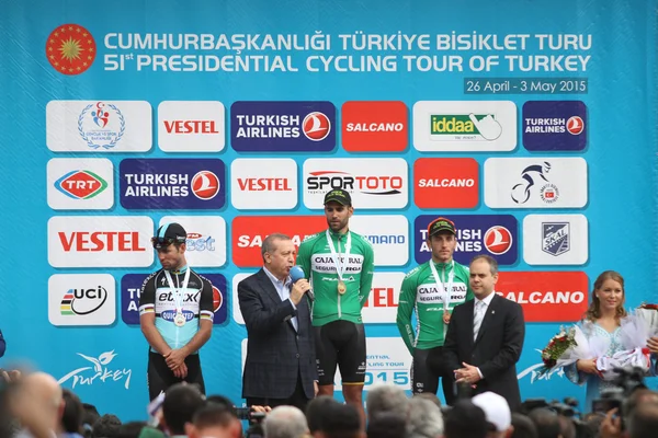 51e tournée présidentielle à vélo de Turquie — Photo