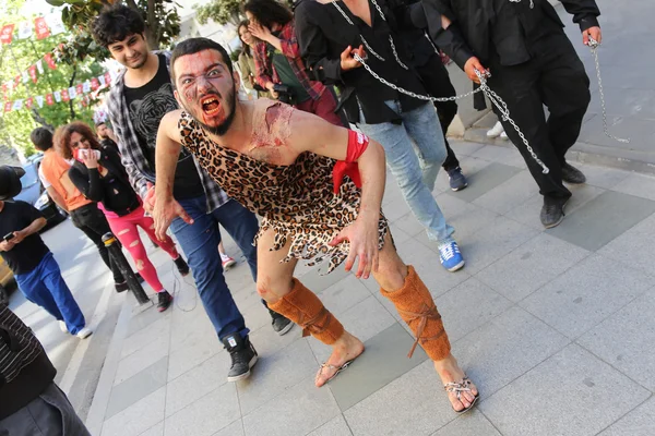 Zombie Walk Istanbul — Stock Fotó
