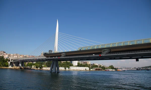 Γέφυρα Golden Horn του μετρό — Φωτογραφία Αρχείου