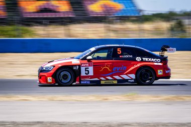 ISTANBUL, TURKIYE - JULY 05, 2025: Touring Car in Istanbul Park Circuit during Turkish Touring Car Championships
