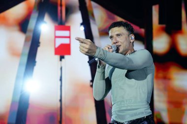 İSTANBUL, TÜRKİYE - Ağustos 02, 2025: Istfest, İstanbul 'daki Edis Konseri