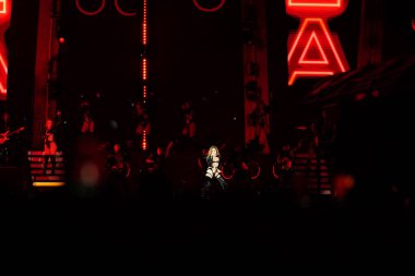 İSTANBUL, TÜRKİYE - Ağustos 05, 2025: Jennifer Lopez İstanbul 'daki Istfest Konseri