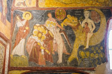 NEVSEHIR, TURKIYE - 08 AĞUSTOS 2025: Gulsehir Kasabasındaki St. Jean Kilisesi