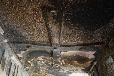 NEVSEHIR, TURKIYE - 08 Ağustos 2025: Gulsehir Açık Saray Arkeoloji Alanı 'nda oyulmuş Kilise