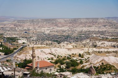 Nevsehir, Türkiye 'de Kapadokya Genel Görünümü