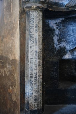 NEVSEHIR, TURKIYE - 09 Ağustos 2025: Derinkuyu Kasabası 'ndaki St. Theodoros Trion Kilisesi