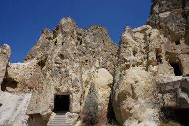 Goreme 'deki Kaya oluşumları, Nevsehir Şehri, Türkiye