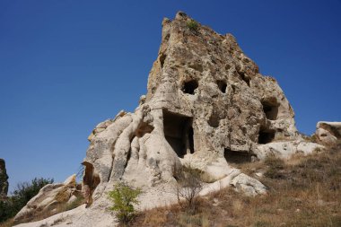 Goreme 'deki Kaya oluşumları, Nevsehir Şehri, Türkiye