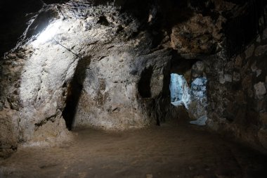 NEVSEHIR, TURKIYE - 09 Ağustos 2025: Derinkuyu Yeraltı Şehri