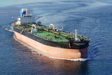 A Tanker Ship Carrying Liquids Between Ports