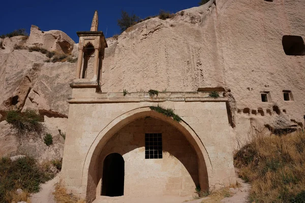 Zelve Valley 'deki cami, Nevsehir City, Türkiye