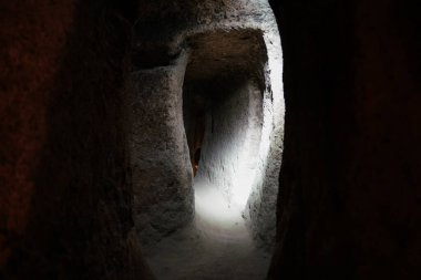 NEVSEHIR, TURKIYE - 09 Ağustos 2025: Kaymakli Yeraltı Kenti