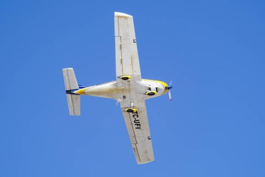 ESKISEHIR, TURKIYE - 20 Eylül 2025: BRM Aero Bristell TDO (120) Sivrihisar SHG Airshow 'da sergilendi