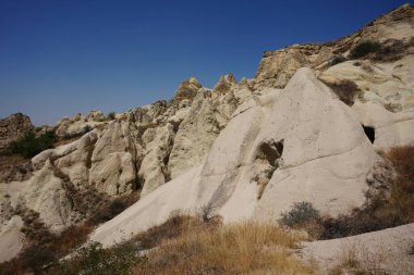 Goreme 'deki Kaya oluşumları, Nevsehir Şehri, Türkiye