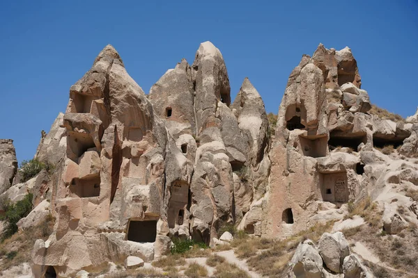 Goreme 'deki Kaya oluşumları, Nevsehir Şehri, Türkiye