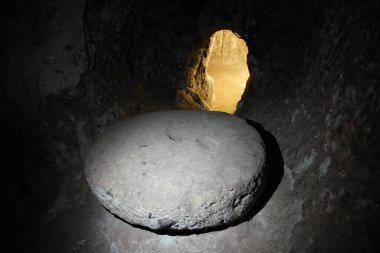 NEVSEHIR, TURKIYE - 09 Ağustos 2025: Derinkuyu Yeraltı Şehri