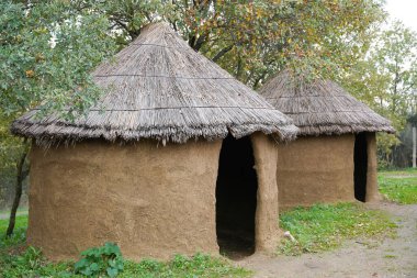Bursa City, Türkiye 'de Chalcolithic House' un yeniden yaratılması
