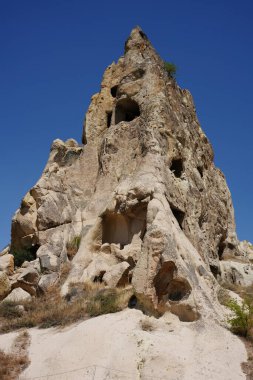 Goreme 'deki Kaya oluşumları, Nevsehir Şehri, Türkiye