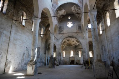 NEVSEHIR, TURKIYE - 08 AĞUSTOS 2025: Gulsehir Kasabasındaki St Dimitros Yunan Kilisesi