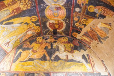 NEVSEHIR, TURKIYE - 08 AĞUSTOS 2025: Gulsehir Kasabasındaki St. Jean Kilisesi