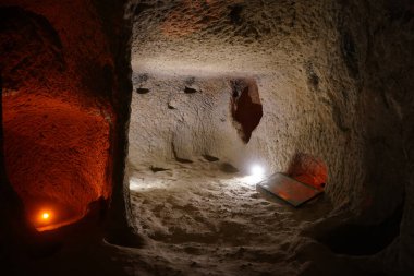 NEVSEHIR, TURKIYE - 09 Ağustos 2025: Kaymakli Yeraltı Kenti