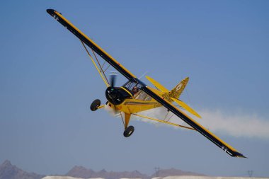 ESKISEHIR, TURKIYE - 21 Eylül 2025: Aviat A-1B Husky (2431) Sivrihisar SHG Airshow 'da sergilendi