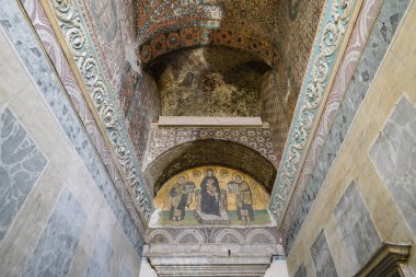 İSTANBUL, TÜRKİYE - 25 Ekim 2025: Sultanahmet İlçesi 'nde Ayasofya