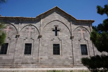 Derinkuyu 'daki St. Theodoros Trion Kilisesi, Nevsehir Şehri, Türkiye