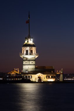 Maidens Tower in Istanbul clipart