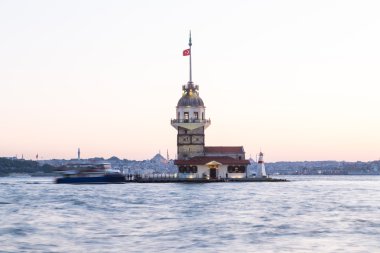 Maidens Tower in Istanbul clipart