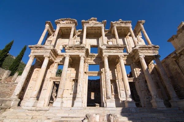 Bibliotek med celsus i Efesos — Stockfoto