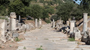 Ancient Street in Ephesus clipart