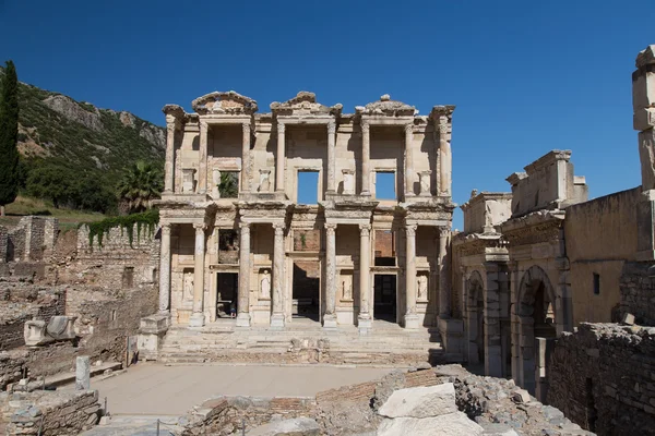 Bibliotek med celsus i Efesos — Stockfoto