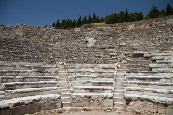 Teatro de Éfeso Ciudad Antigua — Foto de Stock