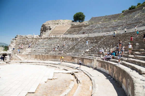 Efes Antik Kenti büyük tiyatro — Stok fotoğraf