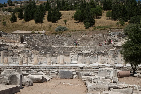 Teatro de Éfeso Ciudad Antigua — Foto de Stock