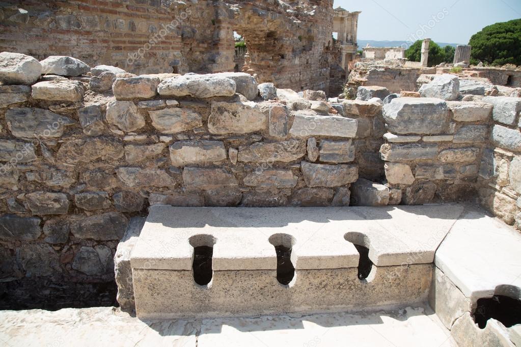 Public Toilets of Ephesus Ancient City