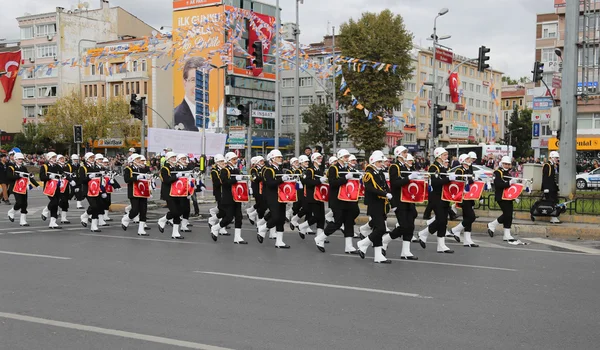 29 oktober Republikens dag firande av Turkiet — Stockfoto