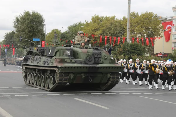 29 oktober viering van de dag van de Republiek van Turkije — Stockfoto