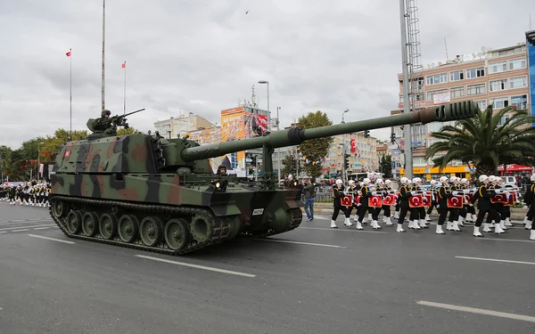 29 oktober viering van de dag van de Republiek van Turkije — Stockfoto