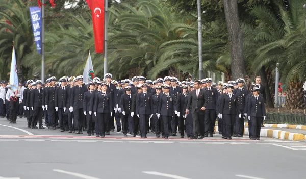 29 oktober viering van de dag van de Republiek van Turkije — Stockfoto