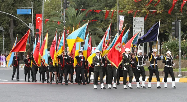 29 oktober viering van de dag van de Republiek van Turkije — Stockfoto