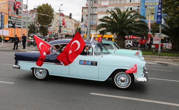 29 oktober viering van de dag van de Republiek van Turkije — Stockfoto