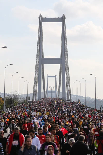 37th Vodafone Maratona de Istambul — Fotografia de Stock