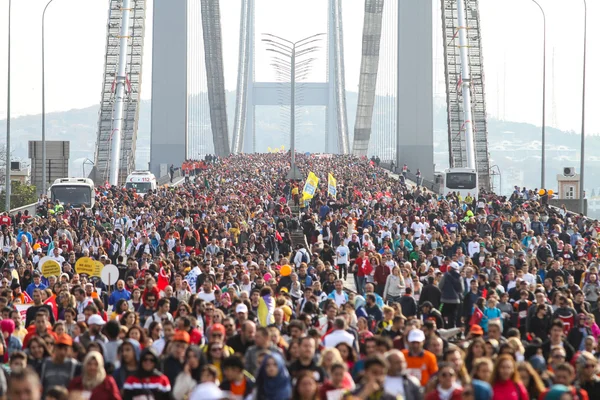 37th Vodafone Istanbul Marathon — Stock Photo, Image